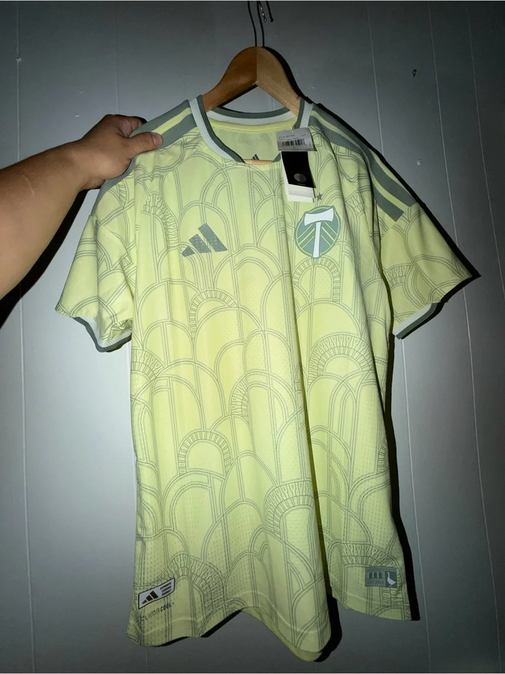 Men Adidas Portland Timbers Jersey Size L